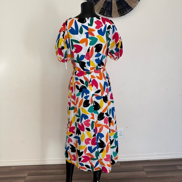 Calvin Klein Multicolor Floral Midi Dress - Picture 9 of 12